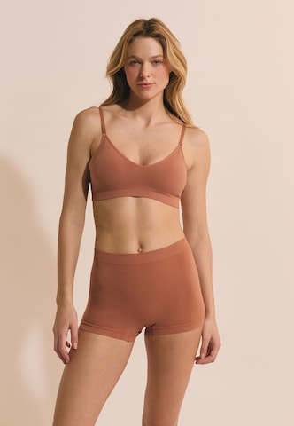 Culotte 'Amande' ETAM en marron : devant