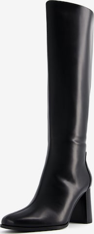 Bottes Bershka en noir : devant