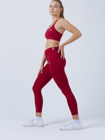 Skinny Leggings 'Leggings' SPORTKIND en rouge