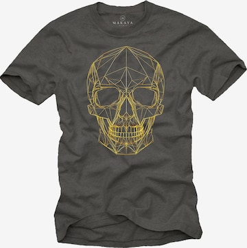 MAKAYA Shirt in Grau: Vorderseite
