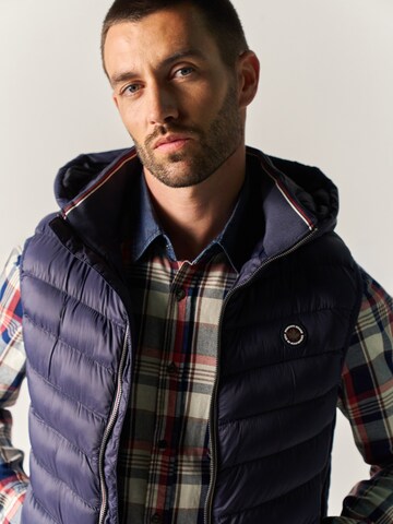 Gilet KOROSHI en bleu