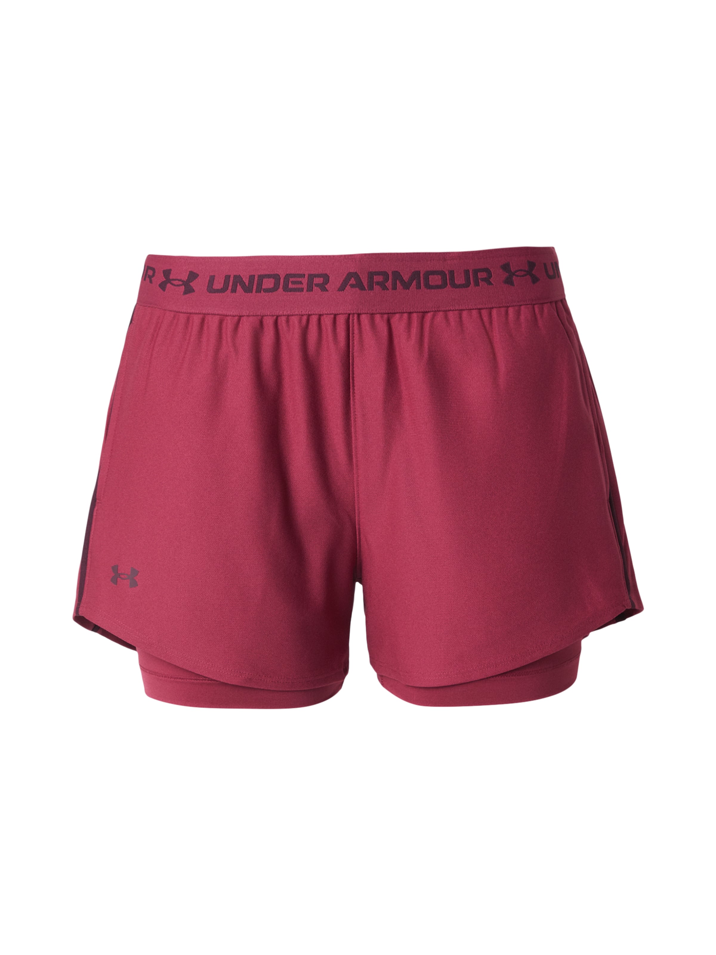 UNDER ARMOUR - regular Pantalón deportivo 'Play Up' en rojo: frente