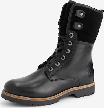 Travelin Veterlaarzen 'Kongea' in Zwart: voorkant