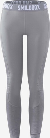 Pantalon de sport Smilodox en gris : devant