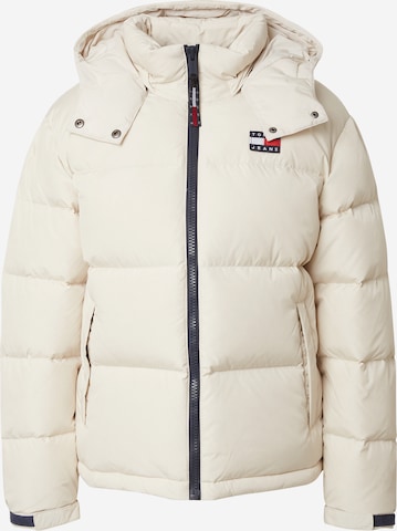 Tommy Jeans Winter Jacket 'Alaska' in Beige: front