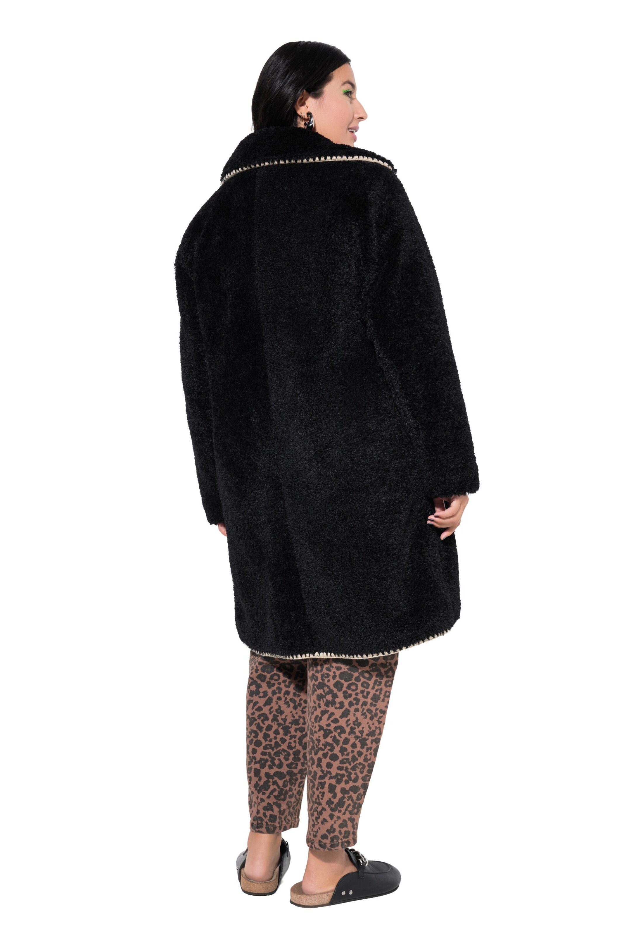 Studio Untold Winter Coat in Black