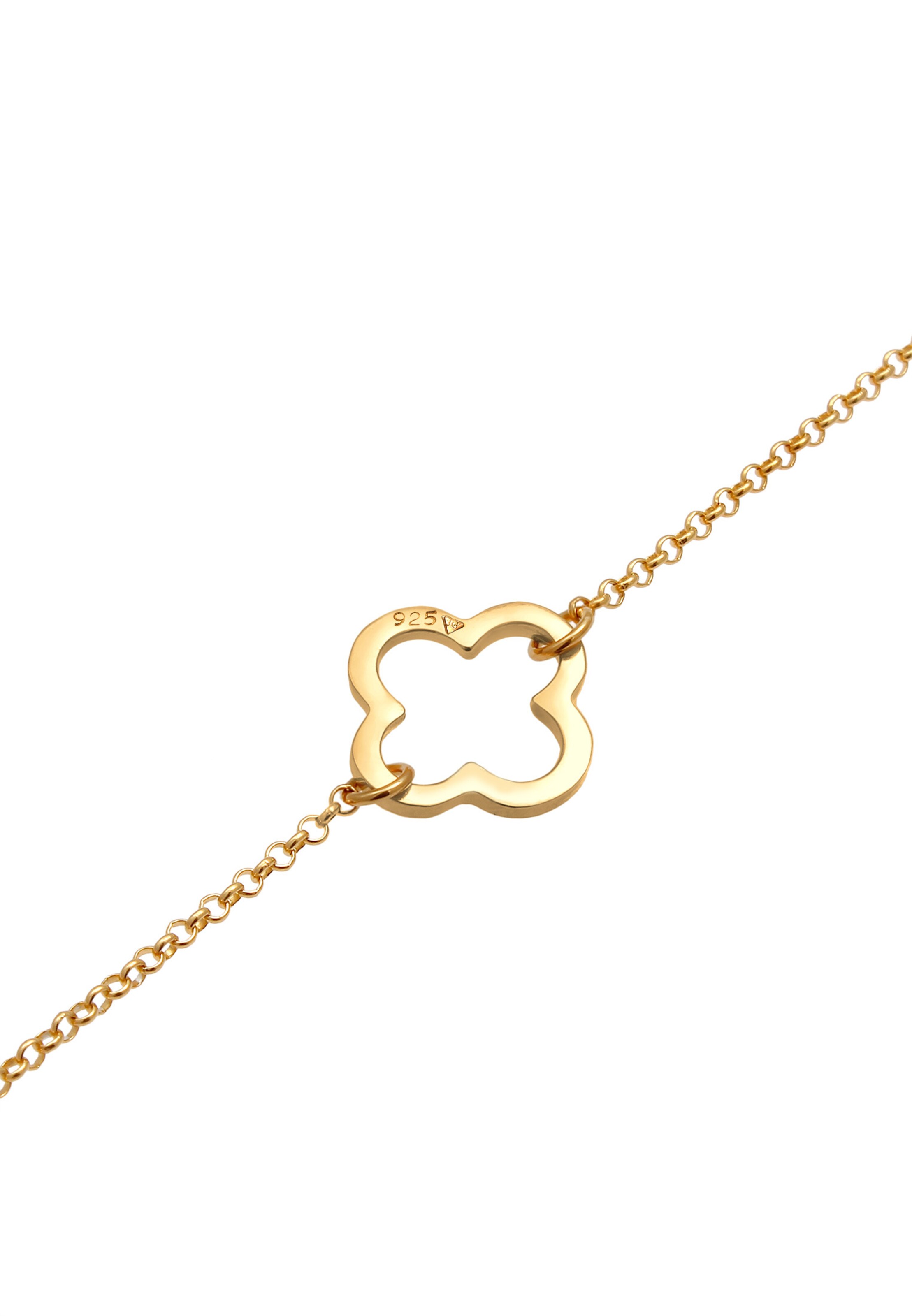 ELLI Armband Kleeblatt in Gold
