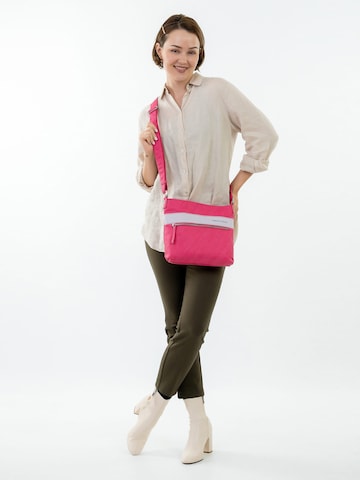 Emily & Noah Shoulder Bag ' E&N Bonnie ' in Pink: front