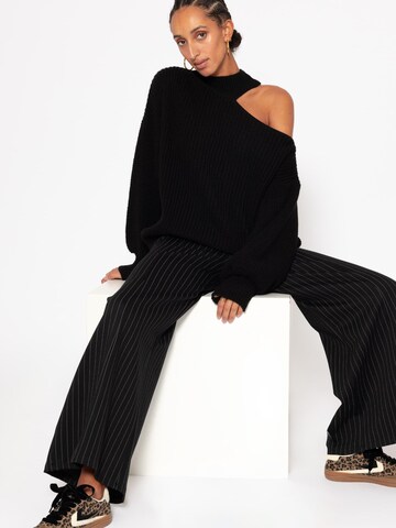 SASSYCLASSY Oversizepullover in Schwarz