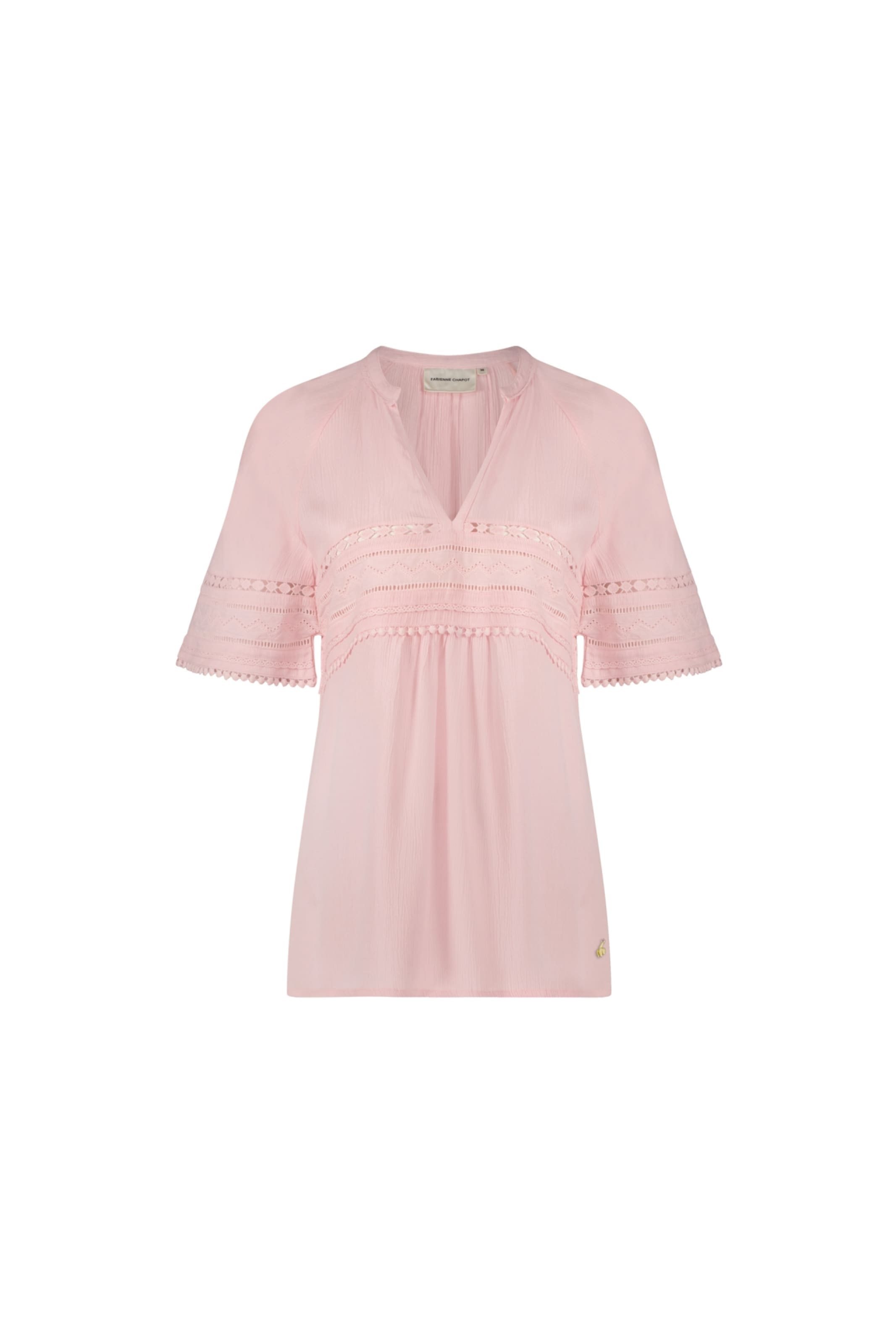 Chemisier 'Alazza' Fabienne Chapot en rose : devant