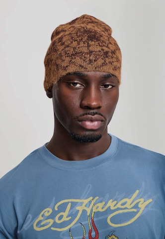 Ed Hardy Шапка в кафяво: отпред