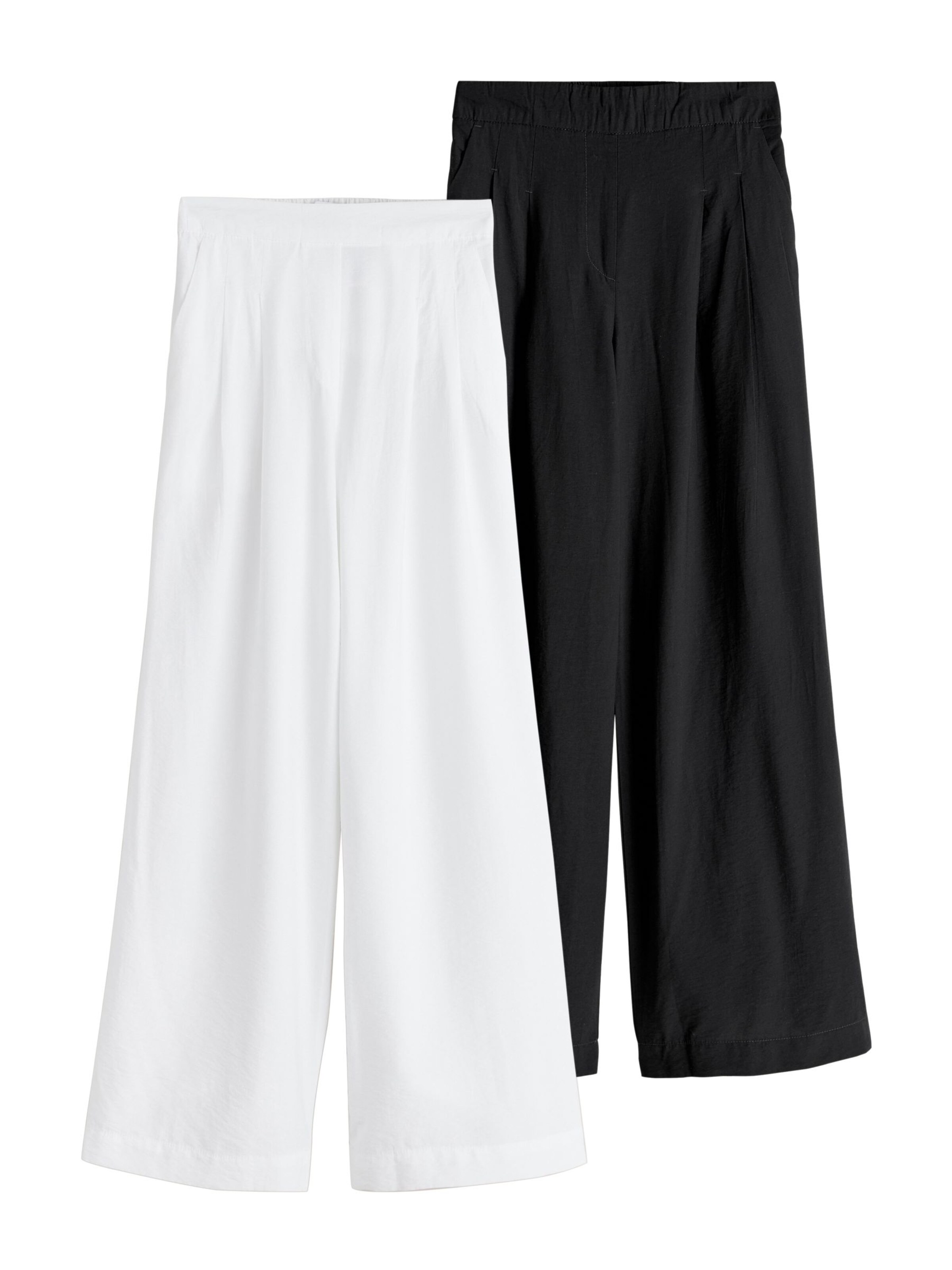 Pantaloni Next di colore nero / bianco, Visualizzazione prodotti