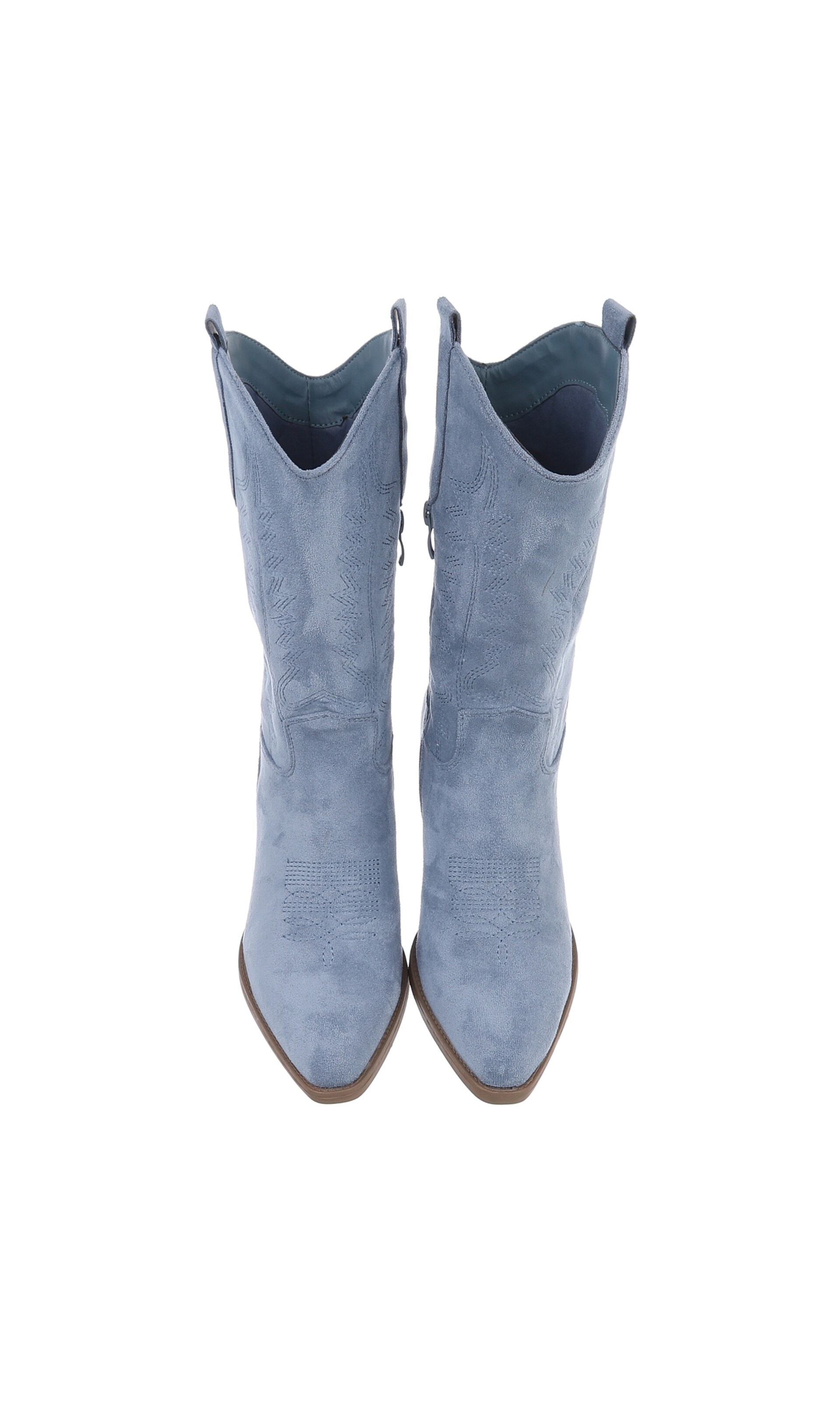 Ital-Design Cowboy Boots in Blue