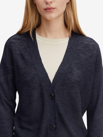 TOM TAILOR Strickjacke in Blau