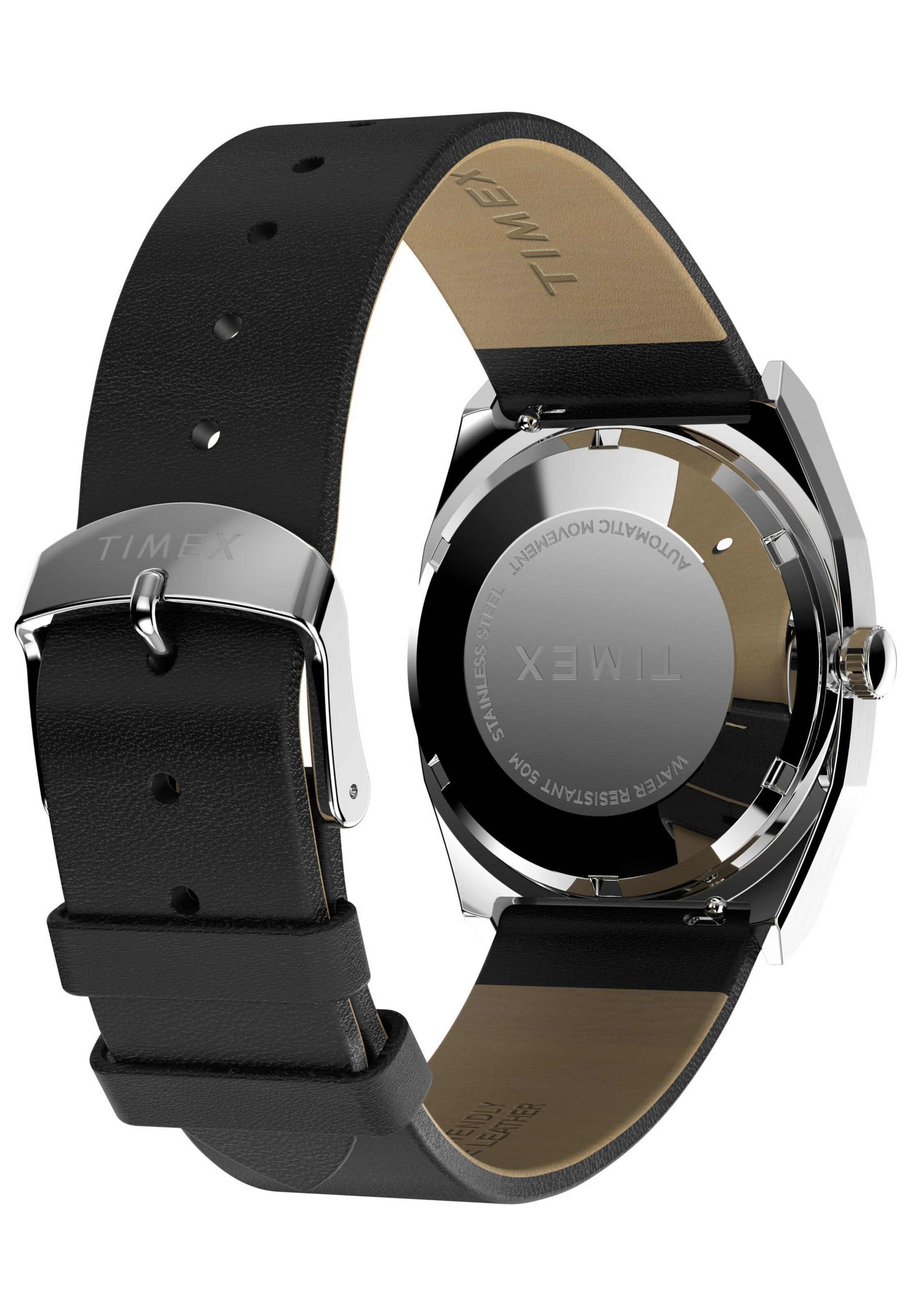 TIMEX Analog Watch 'Timex Automatic 1983 E Line' in Black