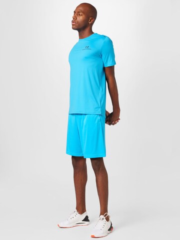 mėlyna UNDER ARMOUR Sportiniai marškinėliai 'Rush Energy'