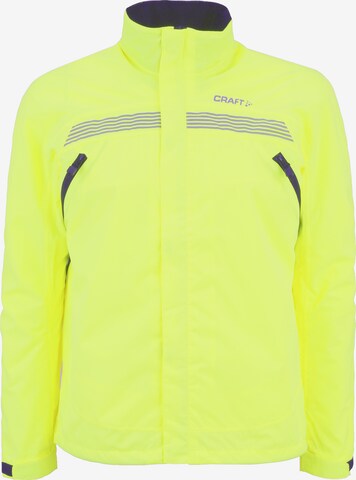 Craft Athletic Jacket 'Escape' in Yellow: front