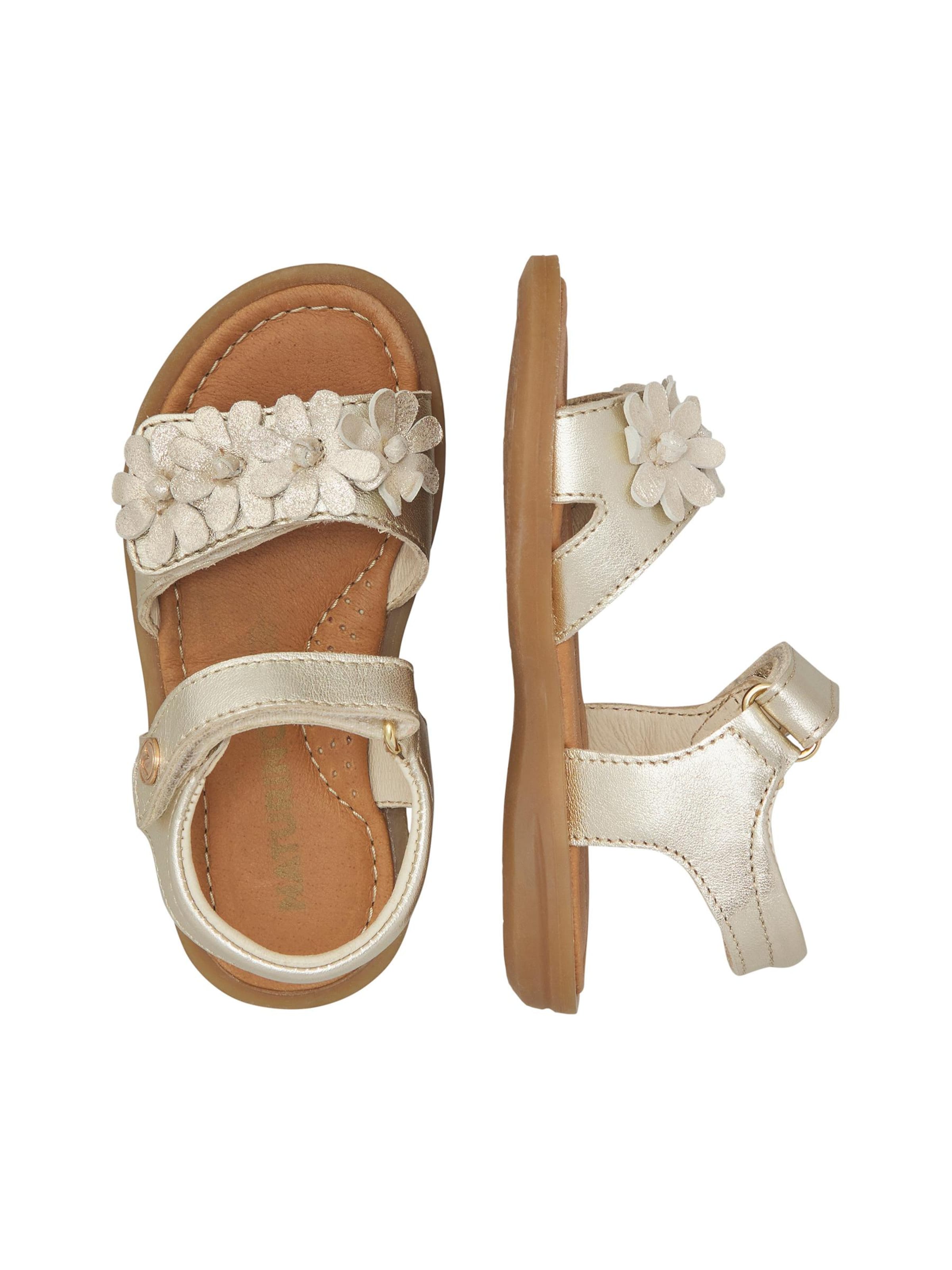 NATURINO Sandalen 'NINDY' in Goud