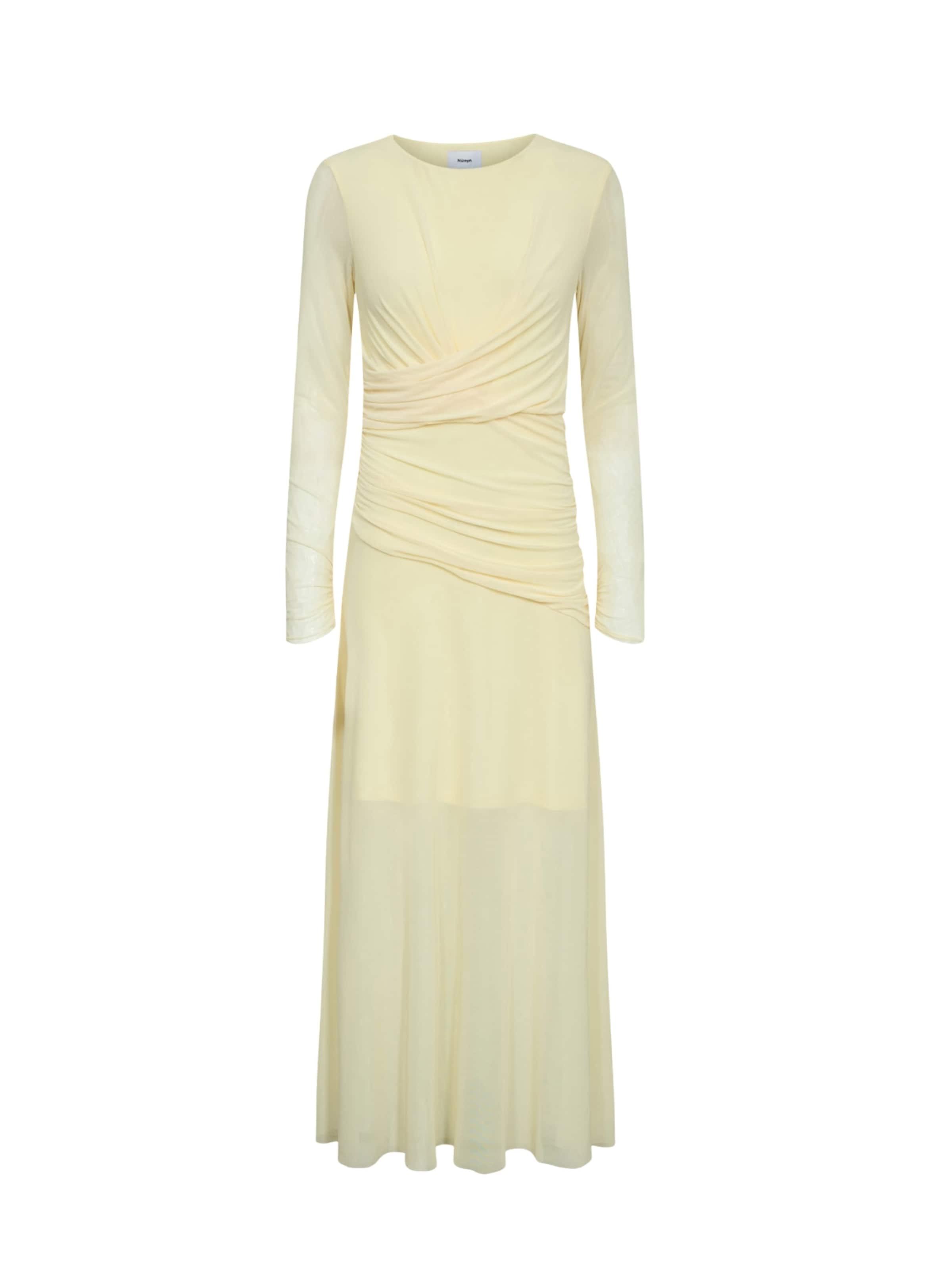 NÜMPH Kjole 'Nucirri' i uldhvid, Produktvisning