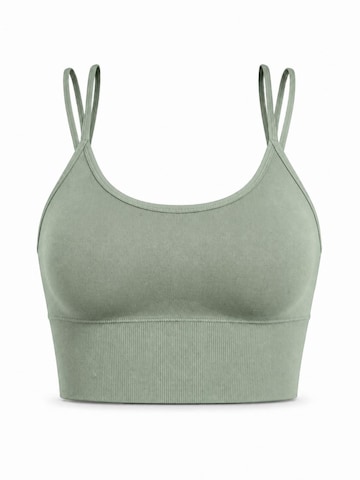 AOTTORI Sports Bra in Green: front