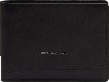 Porte-monnaies Piquadro en noir : devant