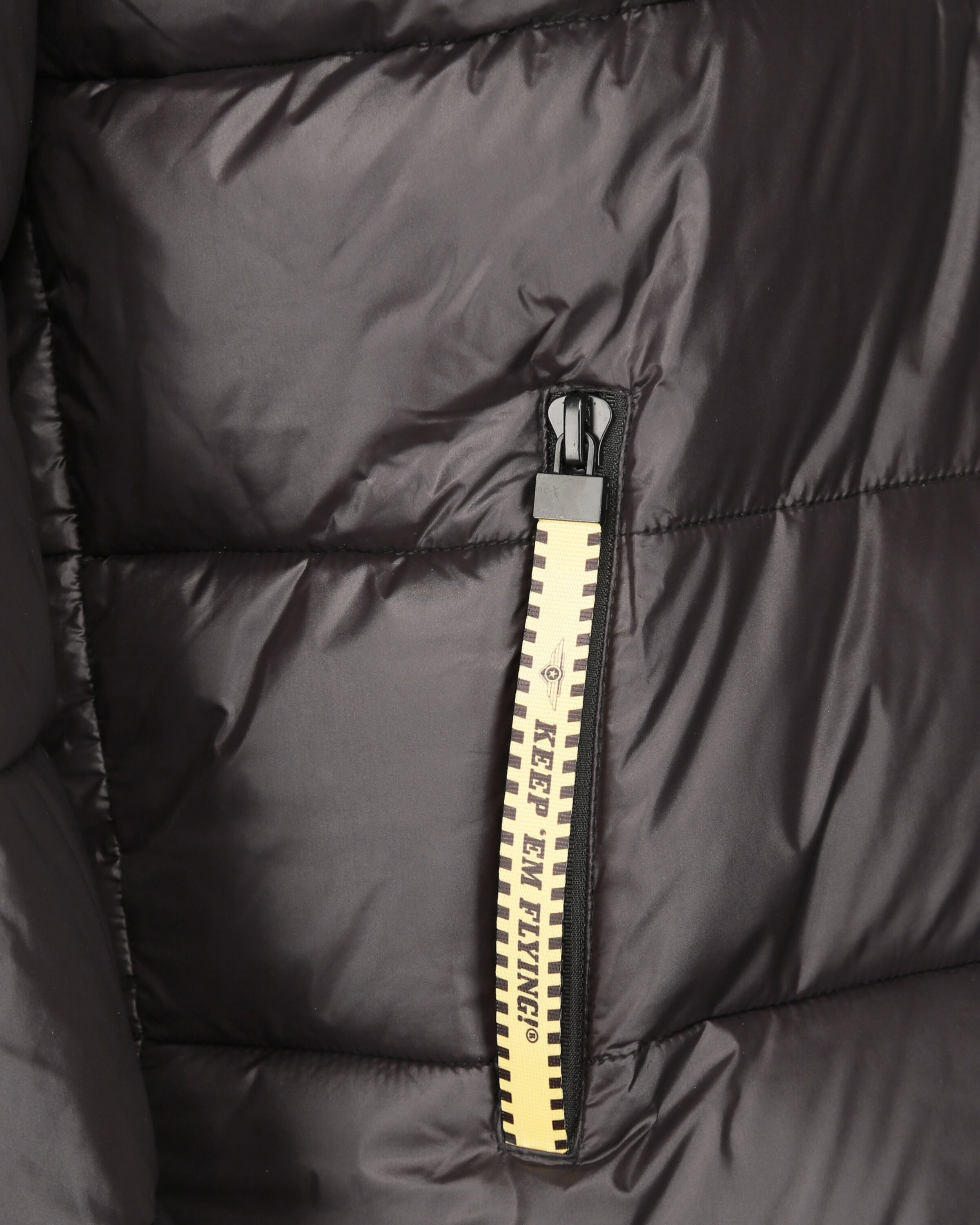 TOP GUN Winterjas in Zwart