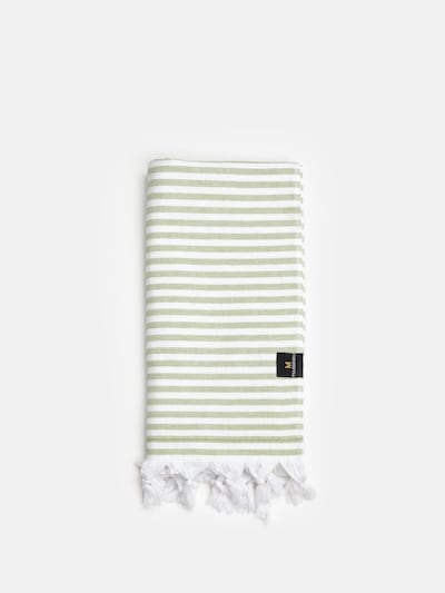 MARSIKOH Strandtuch 'Marine' in grün, Produktansicht