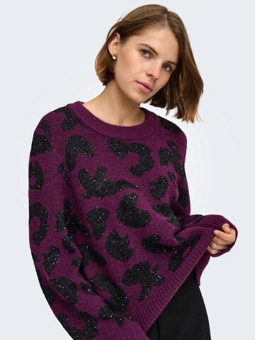 ONLY Pullover 'ONLDOFFA' in Lila