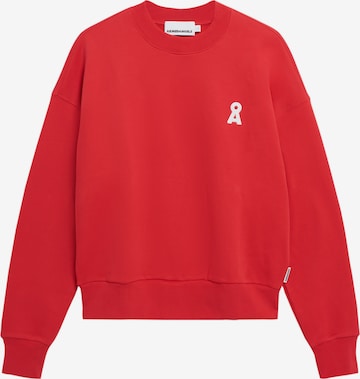 Sweat-shirt ARMEDANGELS en orange : devant