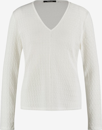 T-shirt TAIFUN en blanc : devant