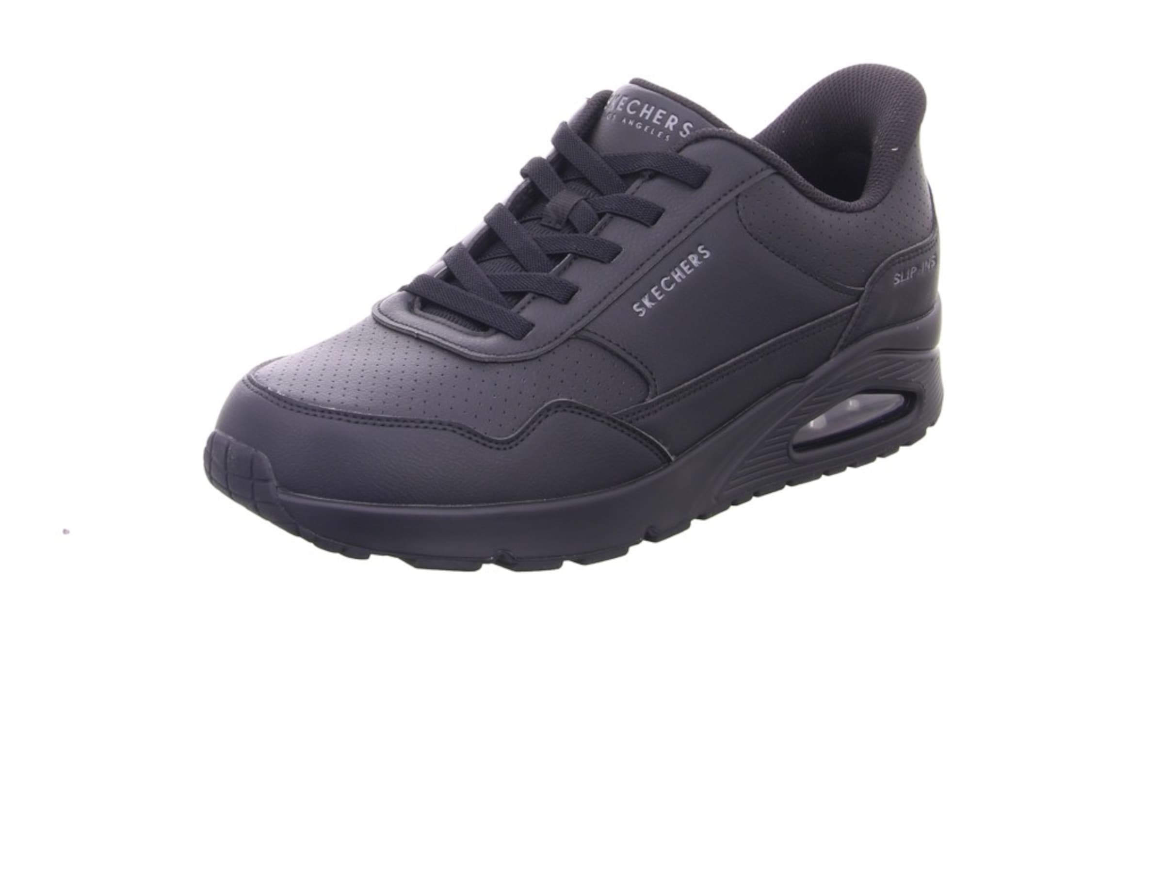SKECHERS Platform trainers in Black: front