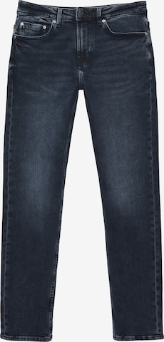 Coupe slim Jean Pull&Bear en bleu : devant