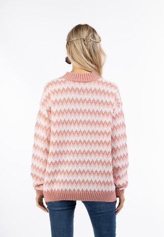 usha FESTIVAL Knit Cardigan in Pink