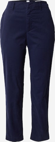 GAP Loosefit Chino kalhoty 'V-DOWNTOWN' – modrá: přední strana