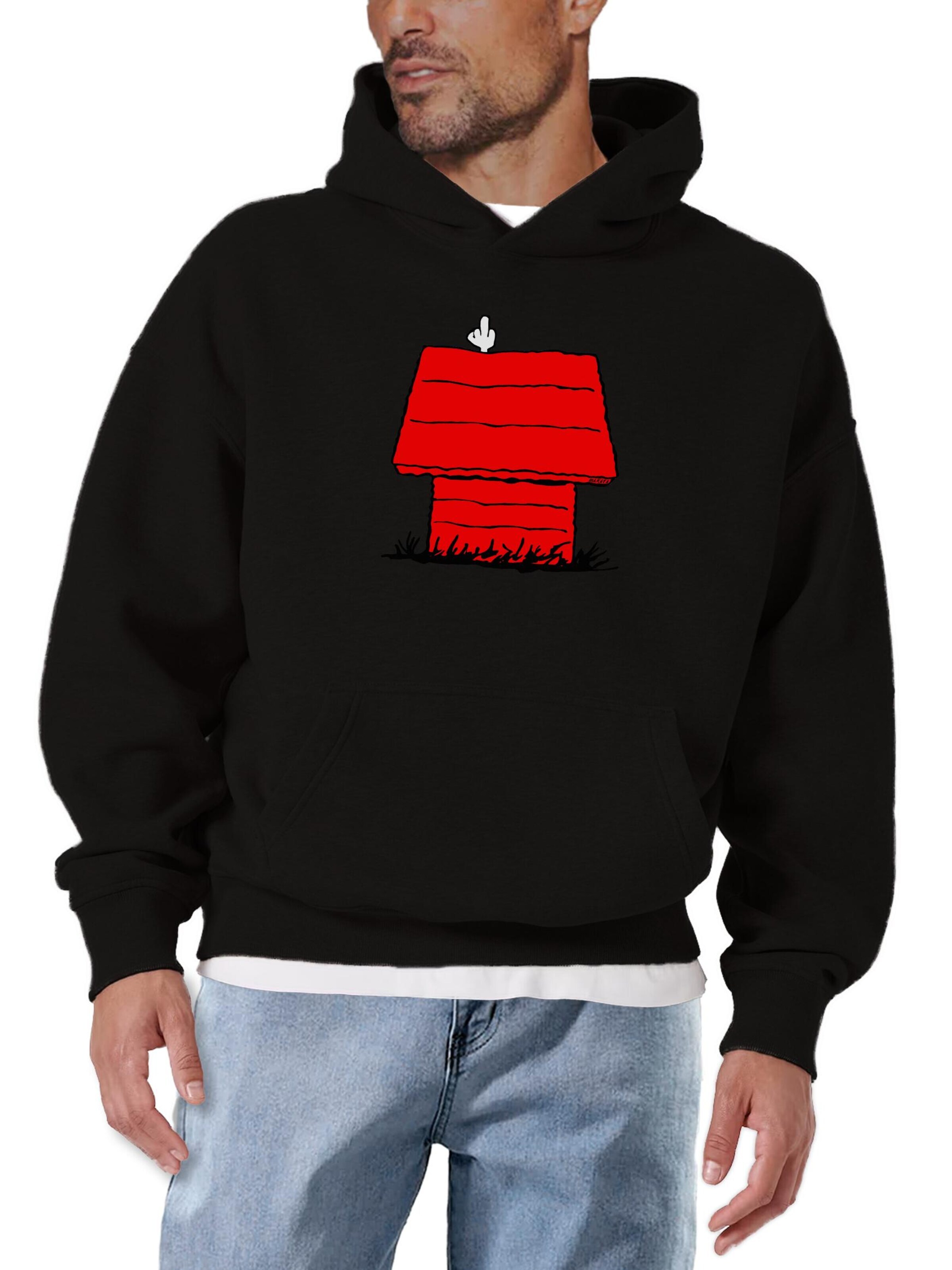MAKAYA Sweatshirt in Black: front