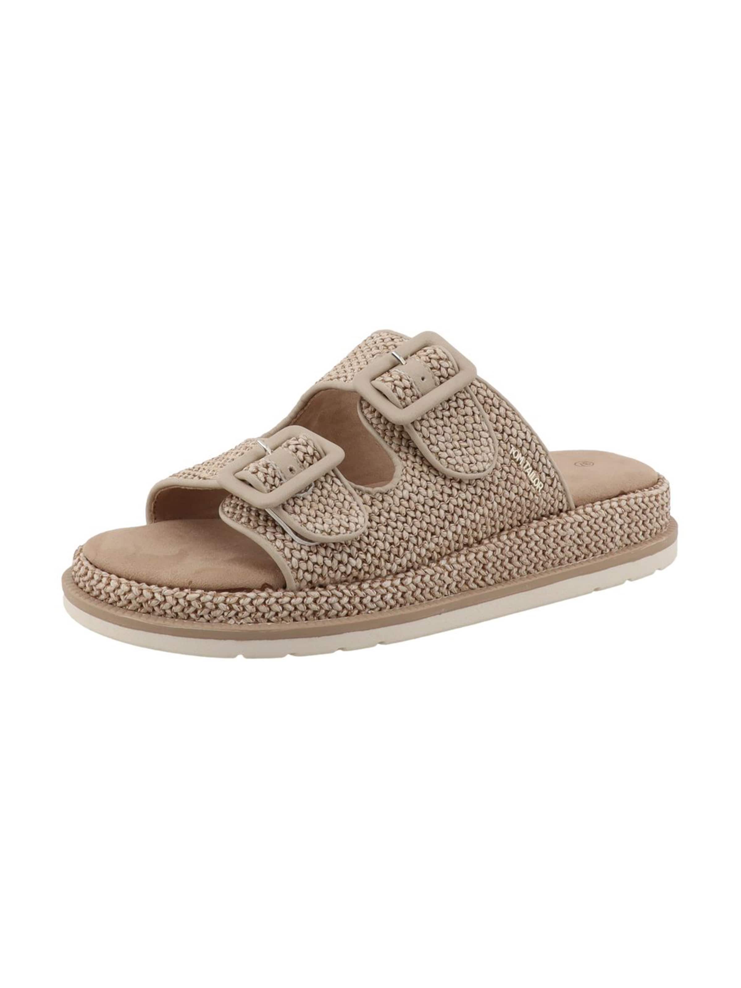 TOM TAILOR Пантолеты в Бежевый: спереди