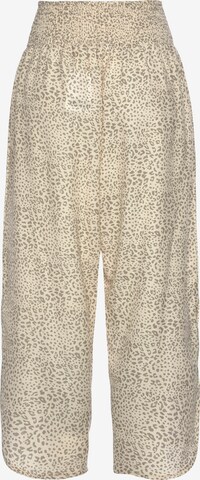 BUFFALO Wide Leg Strandhose in Beige