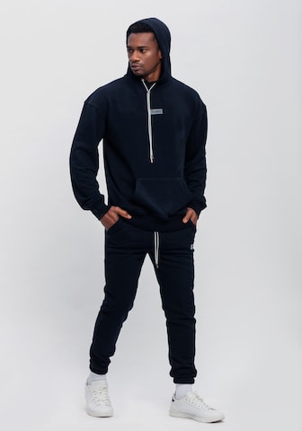 Tom Barron Jogginganzug mit Hoodie in Blau