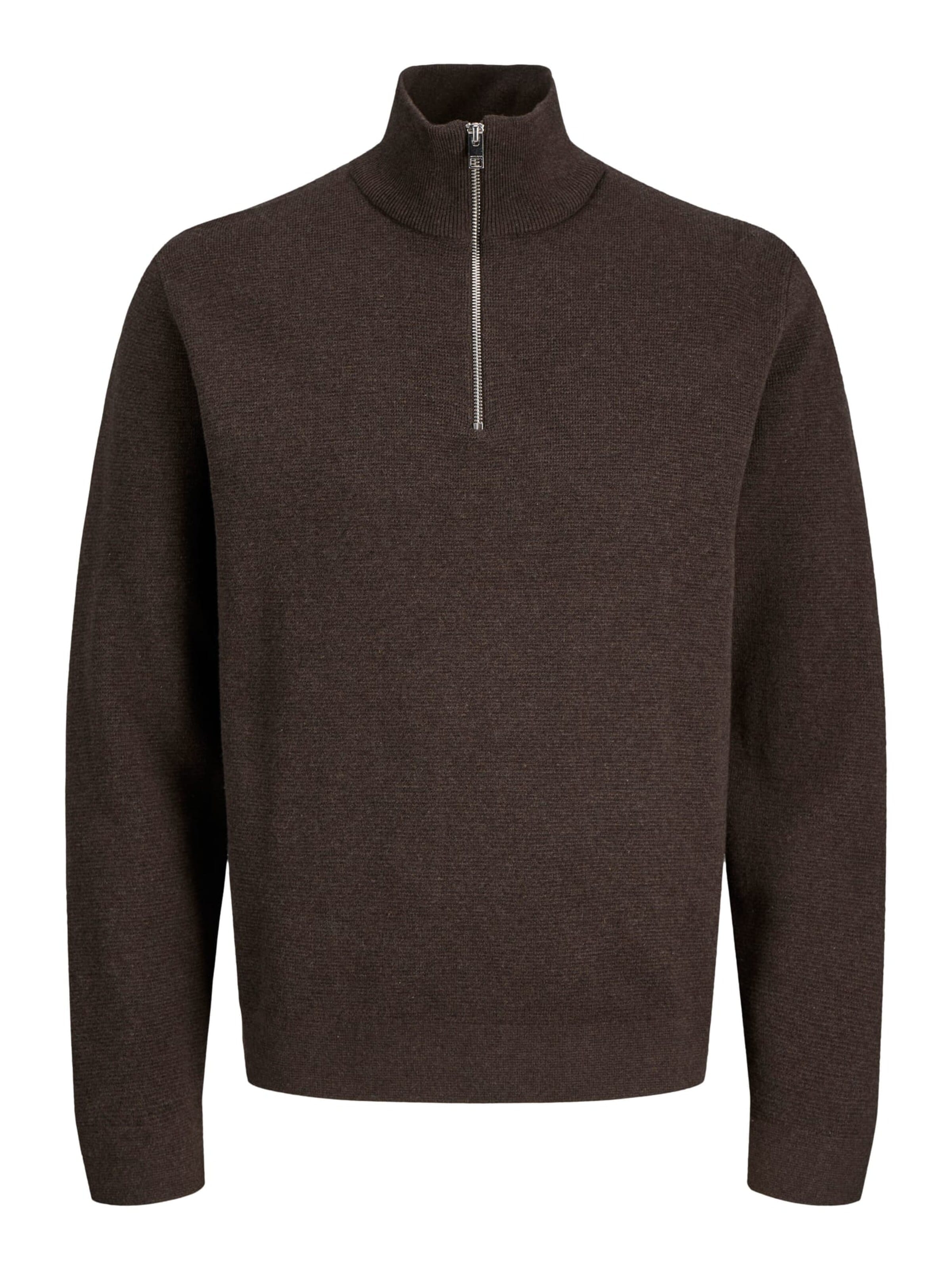 JACK & JONES Sweater 'Blamilano' in Brown: front