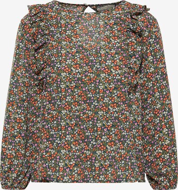 DreiMaster Vintage Bluse in Mischfarben: predná strana