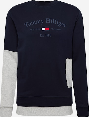 Tommy Remixed Sweatshirt in Blau: predná strana