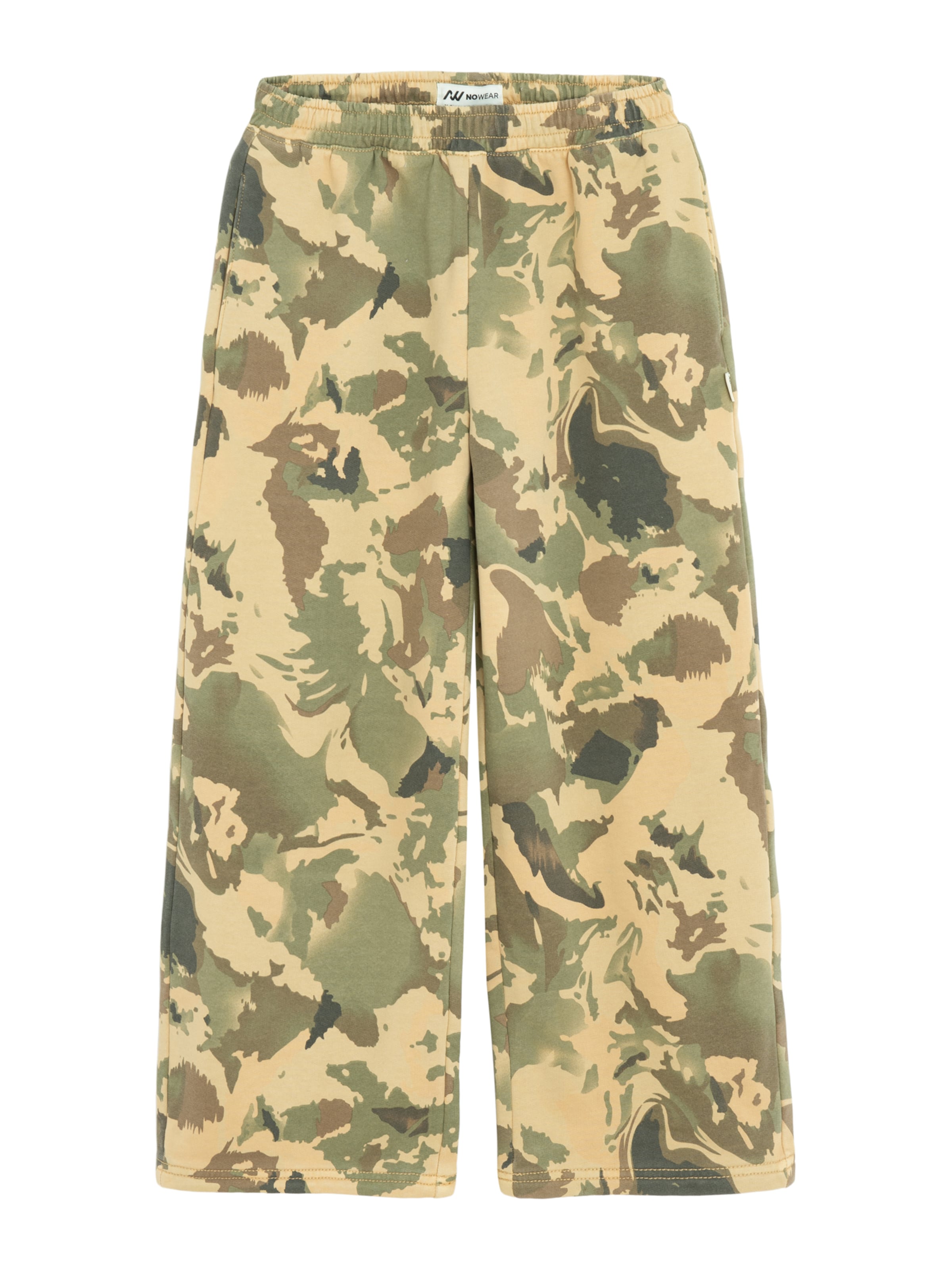 Largi Pantaloni de la NoWear pe verde: față