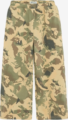 NoWear Loosefit Housut värissä vihreä: etupuoli