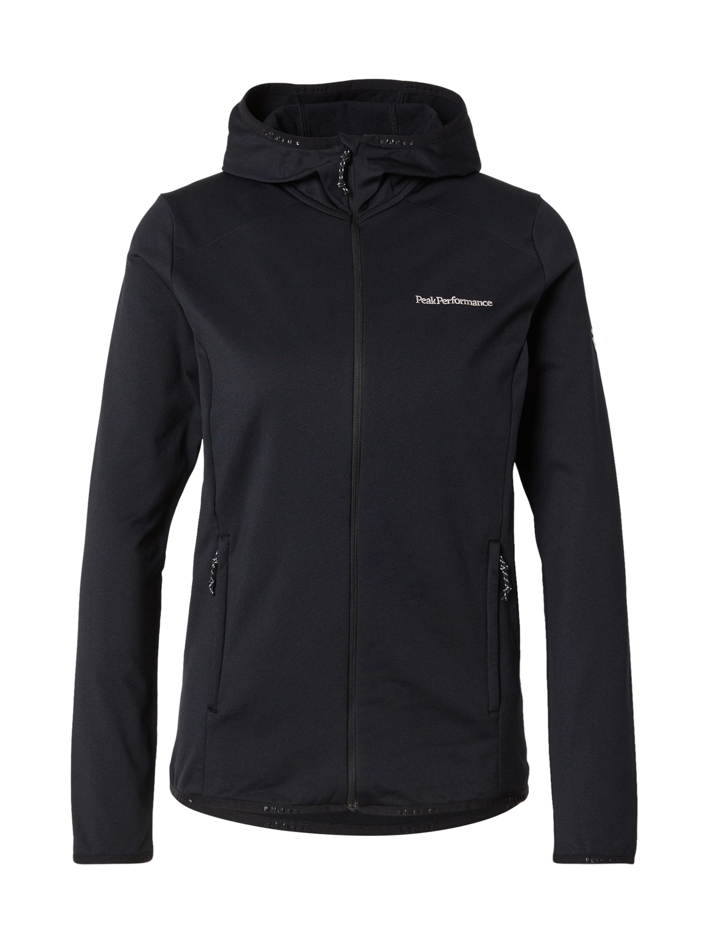 PEAK PERFORMANCE Sport szabadidős dzsekik - fekete: elől