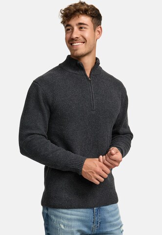 INDICODE JEANS Trui 'Lokant' in Grijs