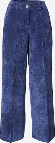 MORE & MORE Wide Leg Hose in Blau: Vorderseite