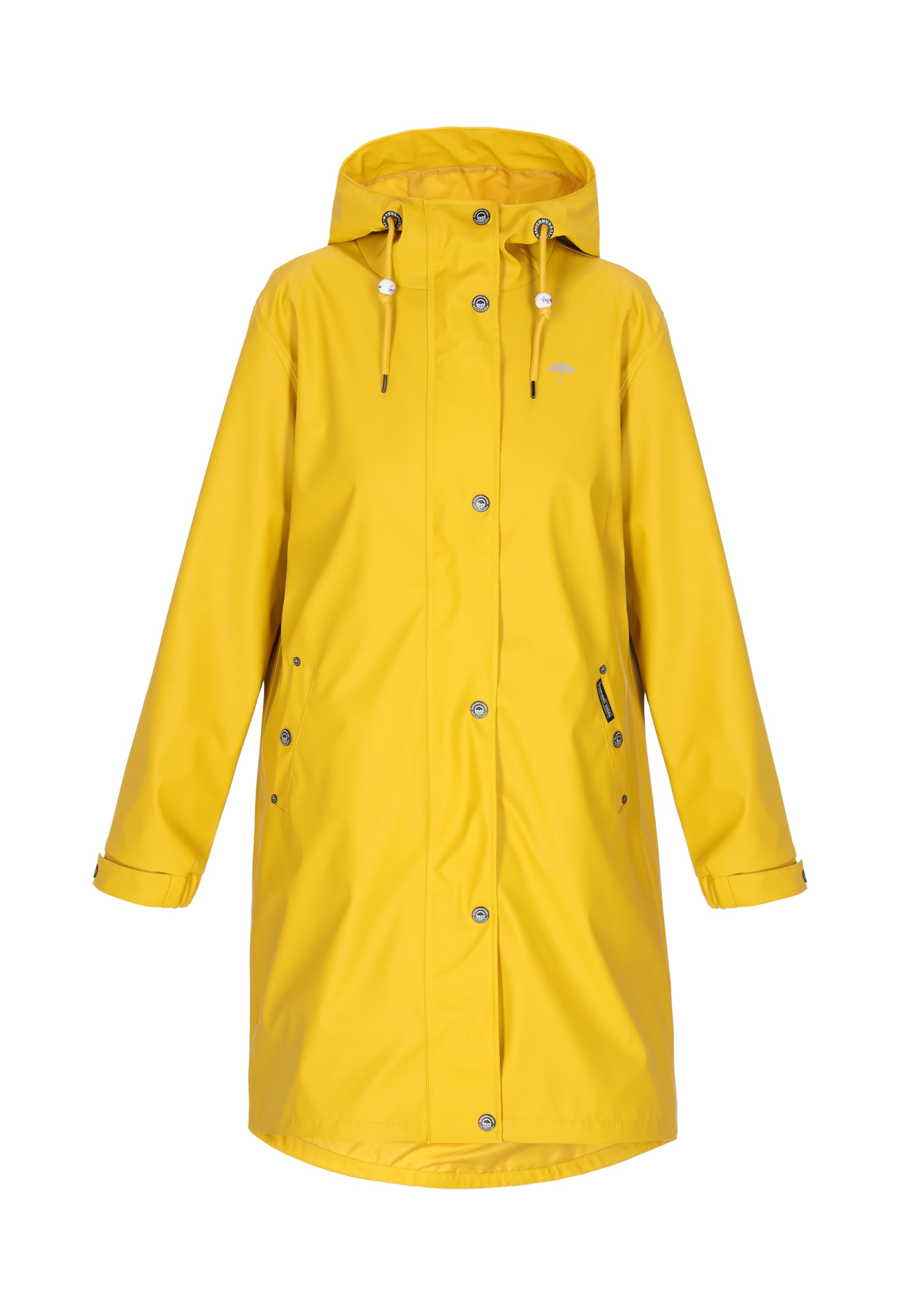 Schmuddelwedda - Abrigo funcional en amarillo: frente