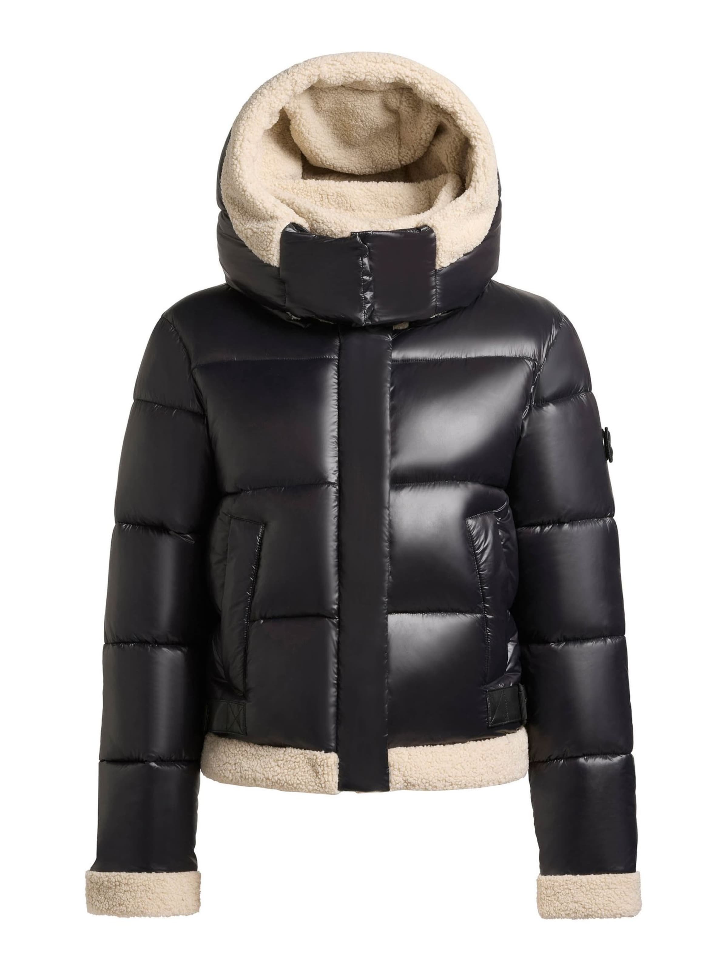 khujo Winter Jacket 'NESSIE2' in Black: front