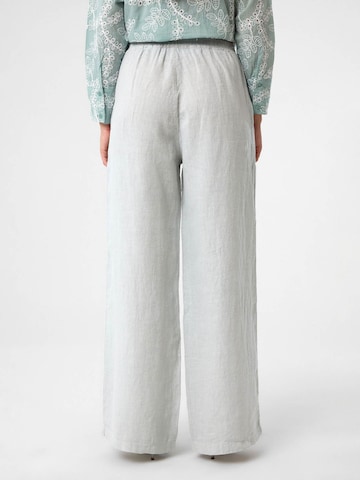 DIMI Wide leg Pants 'Weite Damen Leinenhose' in Grey