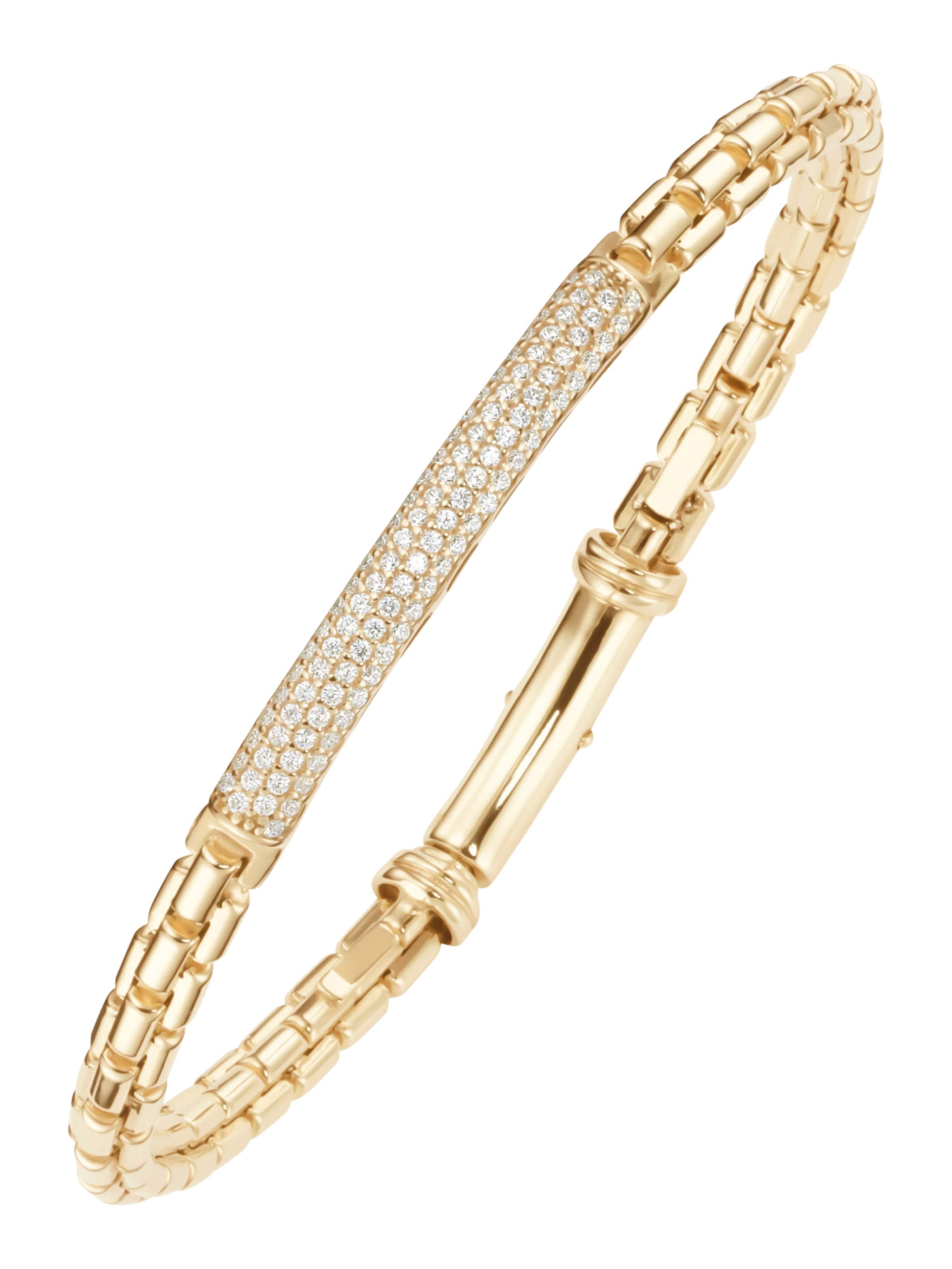 Braccialetto di Giorgio Martello Milano in oro: frontale